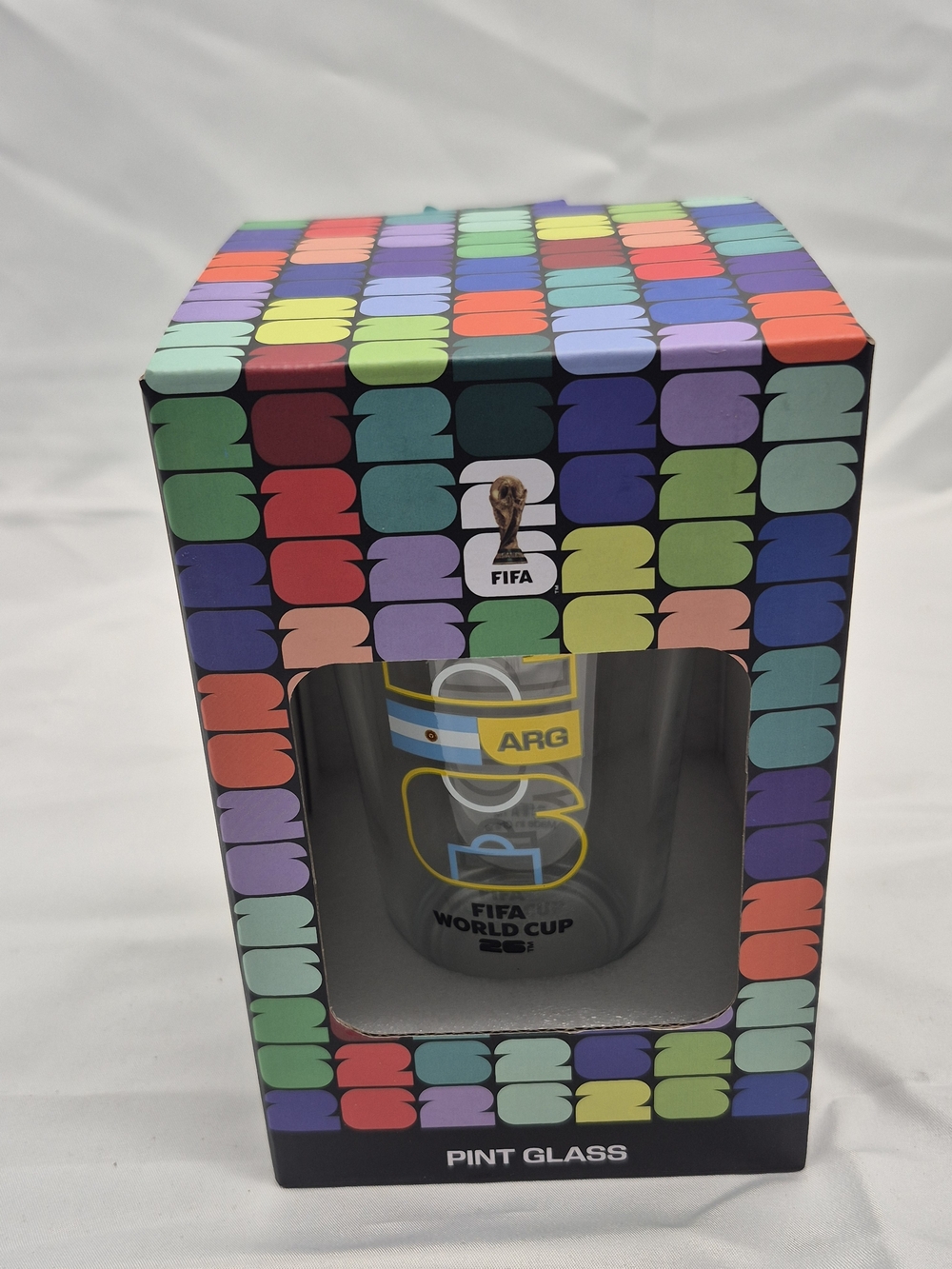 FIFA World Cup ARG Pint Glass - Multicolor Box